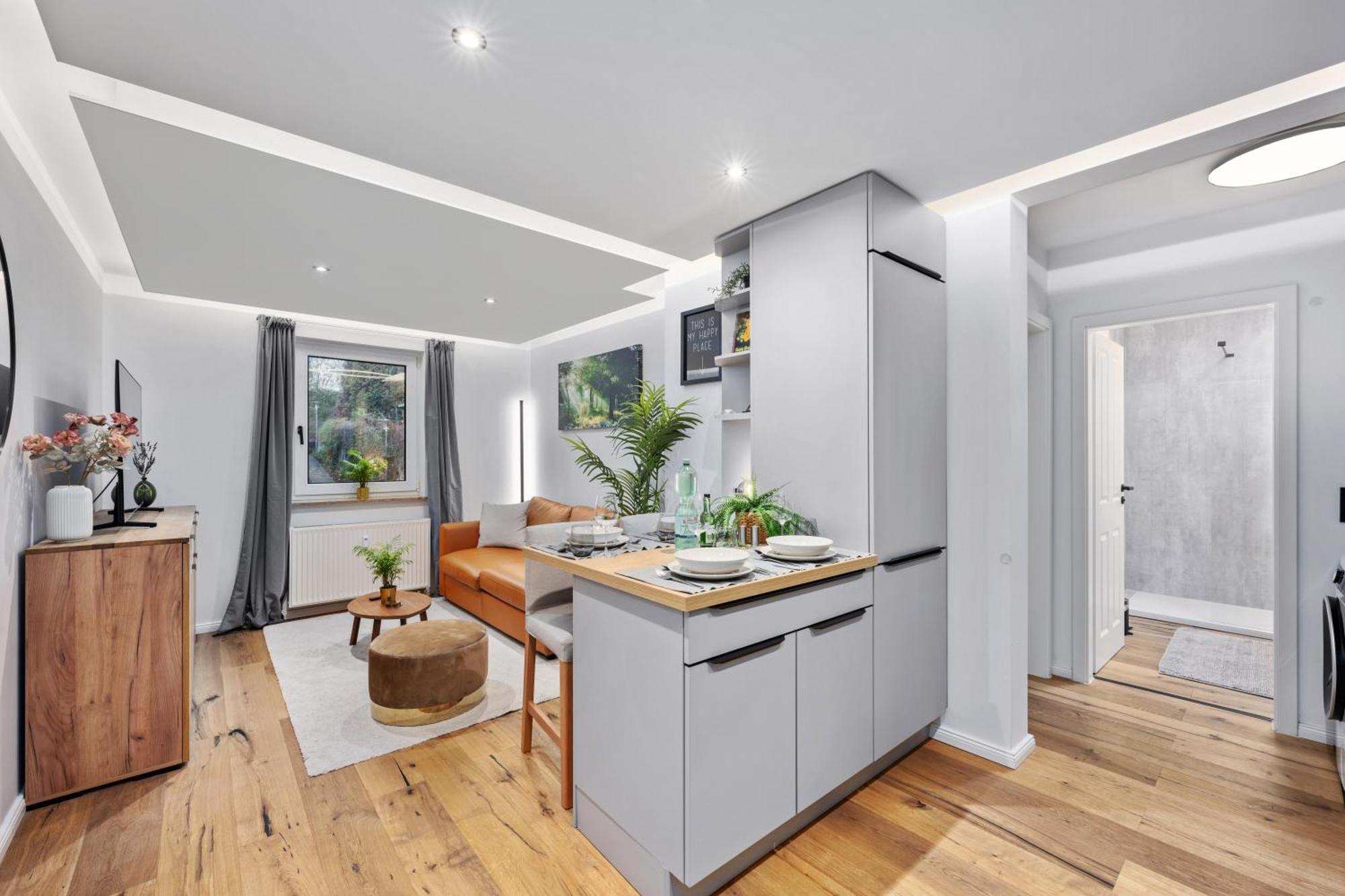 Edler Wohnraum Noble Stadtoase Mit Boxspringbett, Kaffeevollautomat, Lift & Parkplatz Chemnitz Esterno foto